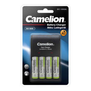 CAMELION Schnell - Ladegerät BC-1002A inkl. 4x Ni-MH Always Ready Akku Mignon AA 2300mAh