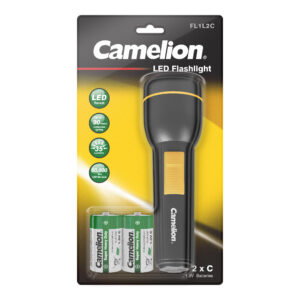 CAMELION FL1L2CB2R14P LED Taschenlampe mittel inkl. 2 x R14 Batterien